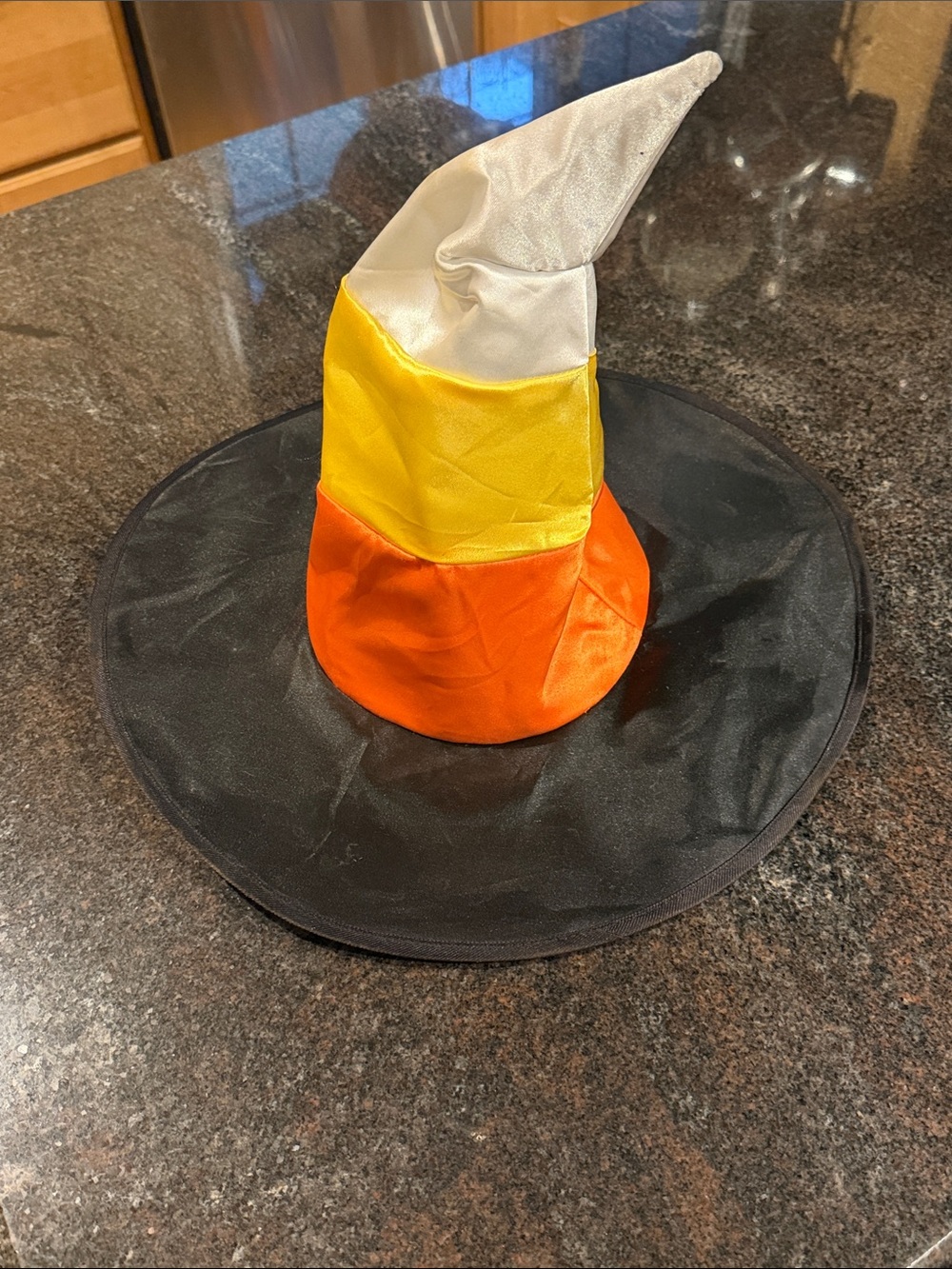 Candy Corn Witch Hat - Orange, Yellow, White Kids' Halloween Hat